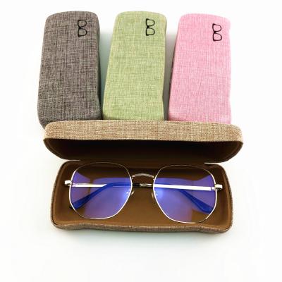 China Canvas glasses enclose canvas fabrics large sunglasses enclose concise for sale