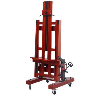 China Easel Floor Painting Special Wooden Lifting Easel Large Easel Multi-Function Wooden Professional Art Students for sale