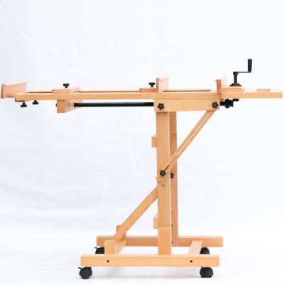 China Hot-selling High Quality Adjustable Artist Easel Master Studio Painting Wooden Easel For Different Angles for sale