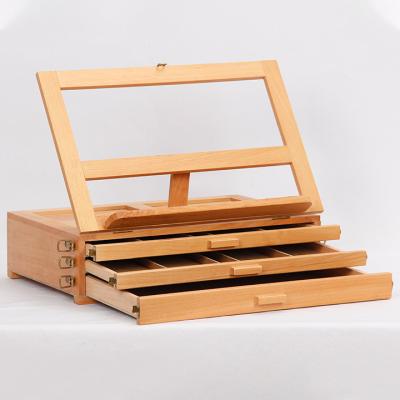 China Hot Selling Easel High Quality Portable Adjustable Desktop Small Easel Painting Easel For Children for sale