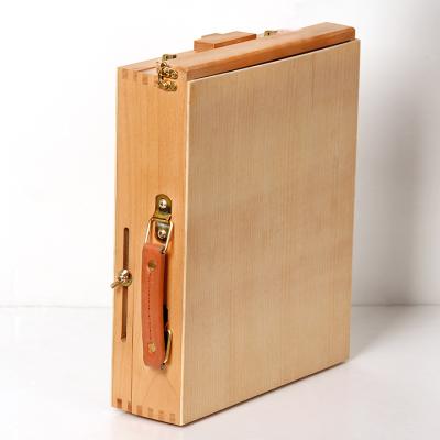 China Adjustable Folding Easel Artist High Quality Wooden Easel Small Desktop Easel Painting Easel for sale