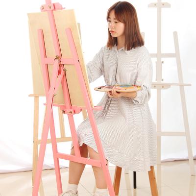 China Wholesale High Quality Portable Wooden Easel Painting Outdoor Art Sketching Tripod Easel for sale