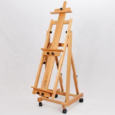 China High Quality Large Master Easel Adjustable Wooden Easel Easel Studio Painting Professional Use for sale