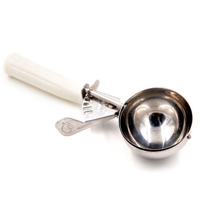 China Sustainable High Quality DP-8 Stainless Steel Ice Cream Scoops Colored Plastic Handle for sale