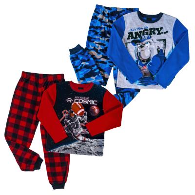 China Thermal Walmart Approved Factory Toddler Boy Kids Loungewear Pajamas Kid Bottoms Pajamas for sale