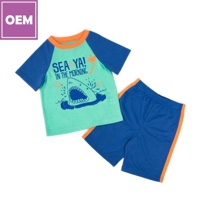 China Custom 100% Polyester OEM Babies Pants Boys T-shirt Printing Kids Clothes for sale