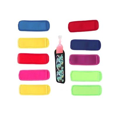 China Hot Selling Waterproof Ice Lolly Insulator Neoprene Icypole Holders Amazon Solid Color Sleeves Icy Pole Holders for sale