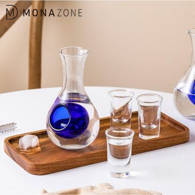 China Japan Style MONAZONE Wine Glass Japanese Sake Sets Ice Sake Shot Glass Sake Decanter Wine Decanter for sale