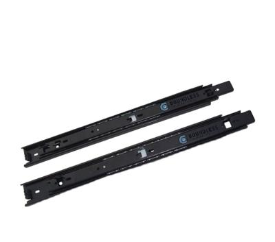 China Traditional Full Extension Ball Bearing Slide 35mm Wide Channel Drawer Rail Telescopic Cabinet Accessory for sale