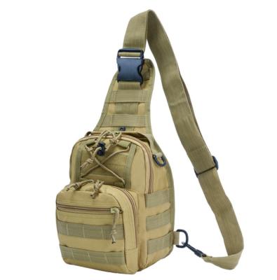 China Wholesale Tactical Chest Bag Men Oxford Cloth Outdoor Sports Single Shoulder Sling Bag for sale