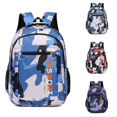 China The Other Other Backpack College Backpack 2022 New Camouflage Backpack Nylon Lightweight Student Schoolbag for sale