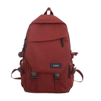 China Custom Wholesale Waterproof Casual Nylon Sports Rucksack Fashion Print Solid Color for sale