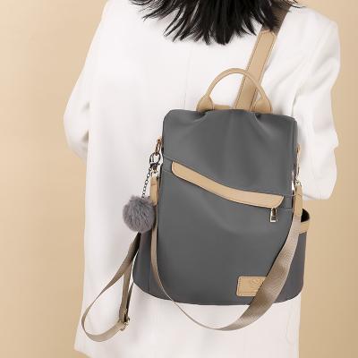 China Other Ladies Black Gray Cute Women Ball Mochila de mujer for sale