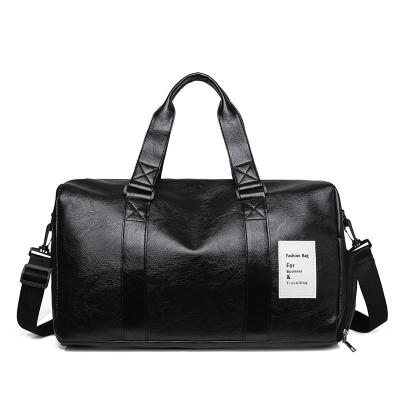 China Fashion Travel Custom Designer Outdoor Sports Travel Duffel Bags Mens Leather Duffel Bag for sale