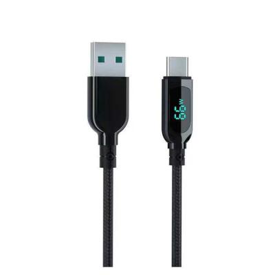 China Mobile Phone New Arrival Power Display 5A Super Fast Charging Data Cable For Huawei Samsung Mobile Phone for sale