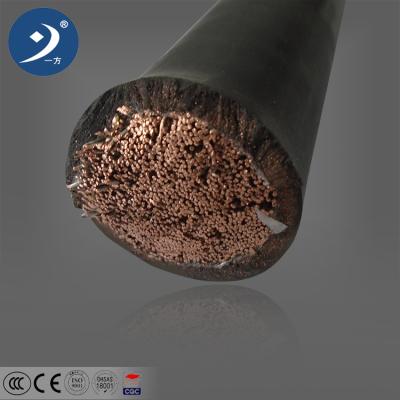 China 50mm2 70mm2 Flexible Copper Rubber Welding Cable for sale