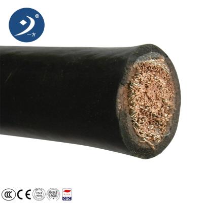 China 2/0 AWG 1/0AWG 4/0AWG rubber insulated welding wire / power cable for welding for sale