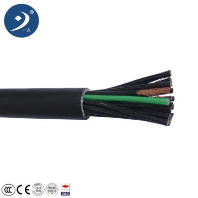 China multicore control cable waterproof electrical cable and pvc insulated shielded rvvp control cable for sale