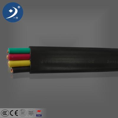 中国 flat electrical wire elevator control cable and otis elevator traveling cable 販売のため