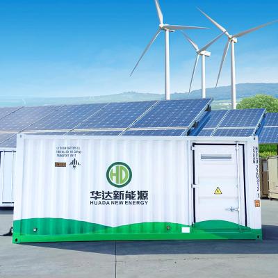 China Industrial LiFePO4 100kWh 150kWh 250kWh Solar Battery Energy Storage Container System for sale