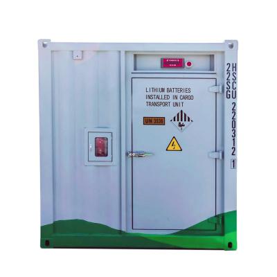 China 20 Feet Industrial 500kwh1mwh Off Grid Solar Power System Lifepo4 Lithium Battery Energy Storage Solutions Energy Storage System Container for sale