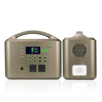 China Type C 40Ah 25.6V 1000Wh Portable Emergency Power Bank Camping Rechargeable Power Generator Power Station for sale