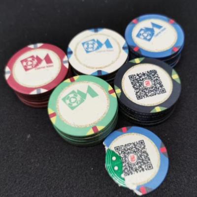 China RFID Ceramic Ceramic Poker Chips for sale