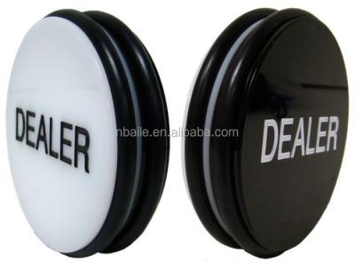 China Acrylic PS Dealer Button , Customized Dealer Button for sale