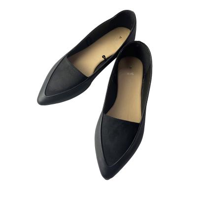 China Women Sports Shoes Flat Comfortable Wearing Flats For Ladies Flats Office Uniform Leather Flat Shoes for sale