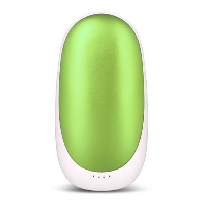 China Convenient Rechargeable Electric Power Bank Hand Warmer 5200mAh Hand Warmer Portable USB Reusable Hand Warmers for sale