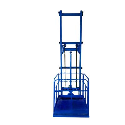 China Hotels 400kg with button panel piston cargo lift price hidraulic cargo lift platform for sale