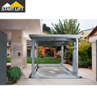 China START 2 Cars Garage Car Scissor Lift Parking Space Car Lift Vanishing Underground 3-5T for sale