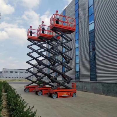 China Hotels START China Factory Price 12M 10m Man Lift Aerial Work Platform Electric Scissor Lift for sale