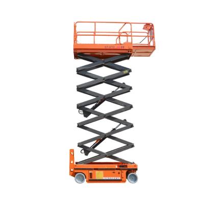 China Hotels 8m indoor and outdoor electric mobile man scissor lift for sale