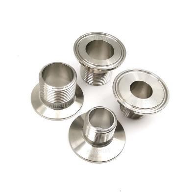 China Stainless Male Dairy Steel Pipe Fitting BSP Reduction Flange For Brewery for sale