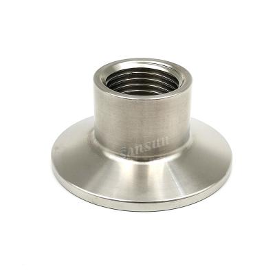 China Stainless Steel Pipe Reducing Flange Dairy Fitting BSP Female Reducing Flange Special Short Length For Brewery for sale