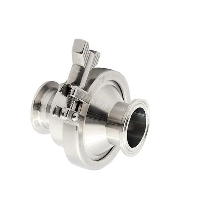 China Sanitary Dairy Stainless Steel Tri Clamp One Way Check Valve Food Grade for sale