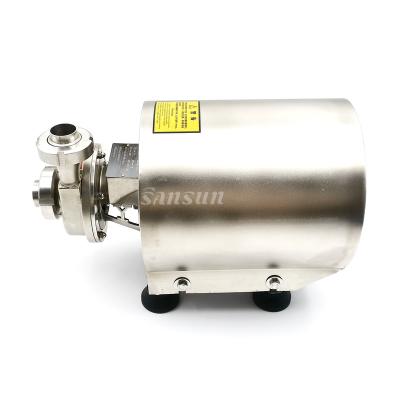 China Developing World Water Solutions 4 Inch SS Food Grade Sanitary Beverage Centrifugal Water Pump With Mechanical Seal for sale