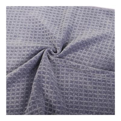 China New anti-static micro chenille waffle china microfiber towelfabric by the yard super sbsorbent for home clean for sale