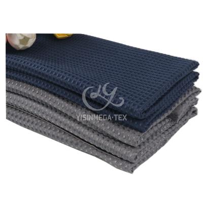 China Wholesale manufacturers anti-static china fabric pajama waffle apparel sportswear knit dry fit fabric microfiber waffle fabric for sale