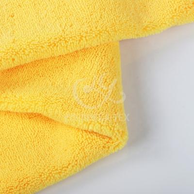 China High Quality Hot Selling Microfiber Kitchen Warp Clean Towel 100%POLYESTER Clean Anti-static Double Knitting Fabric for sale