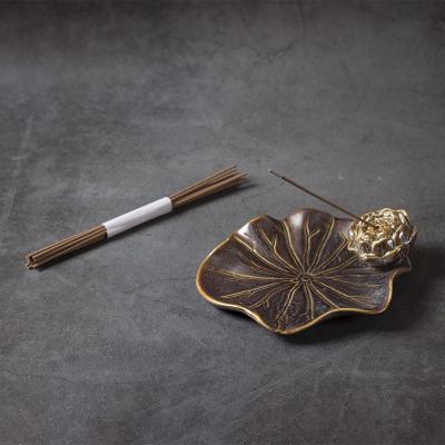 China New Chinese Censer Zen Rust-Glazed Incense Stick Ceramic Incense Stick for sale