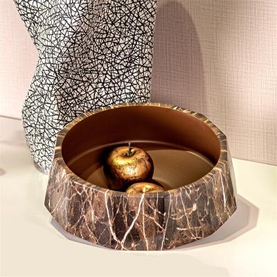 China Home Decoration Yujifeng Series Fruit Tray Resin Home Decoration Ornaments for sale