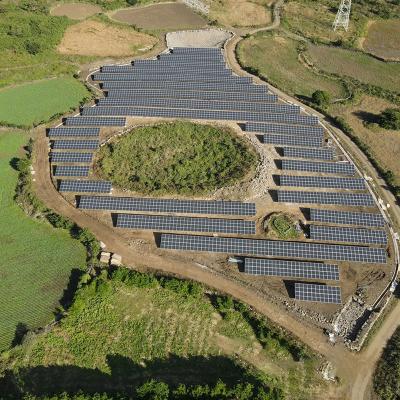 Chine Fondation en béton support de montage de panneau solaire au sol résistant à la corrosion pour régler l'angle d'inclinaison à vendre