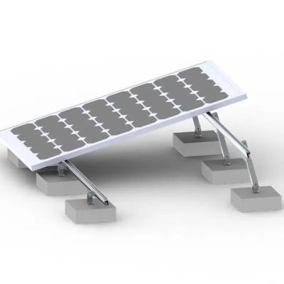 China Alloy Steel Solar Panel Mounting System For Flat Roof And Ground Solar Installation for sale