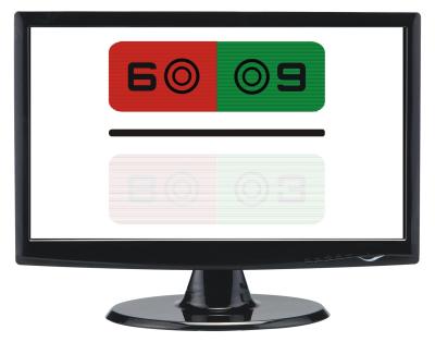 China Lcd-Visions-Diagramm-Monitor-Selbstdiagramm-Projektor 23 Zoll-Anzeigefeld GD8603 zu verkaufen