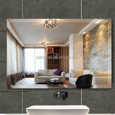 China Economic plain beveled Frameless wall mirror, hot sales new style living room mirror, 3mm, 4mm, 6mm 5mm bedroom wall mirror hot sales for sale