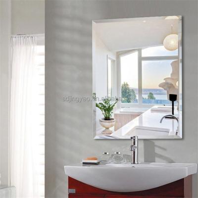 China Economical Modern 2 Ways Hanging Frameless Beveled Glass Wall Mounted Mirror From China Factory, Home Decorative Wall Mirror 3mm, 4mm, 5mm, 6mm for sale