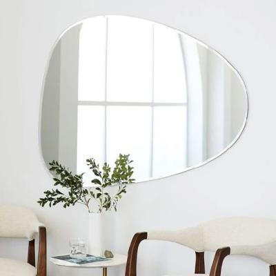 China Economical Hot Selling Aluminum Mirror With Double Painted Glass / Polished Edge Mirror for sale