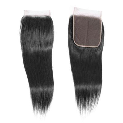 China JIAHUI Free Brazilian Straight 4x4 Wave Lace Closure/Middle Closure/Three Part 8-20 Inch Natual Lace Hair Color for sale